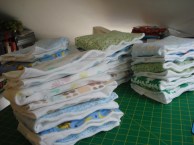 2 dozen burp cloths