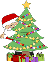 Christmas tree clip art