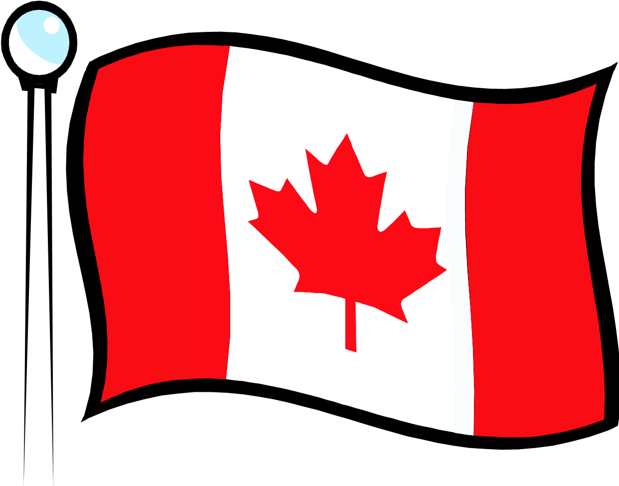 Canadian flag clip art